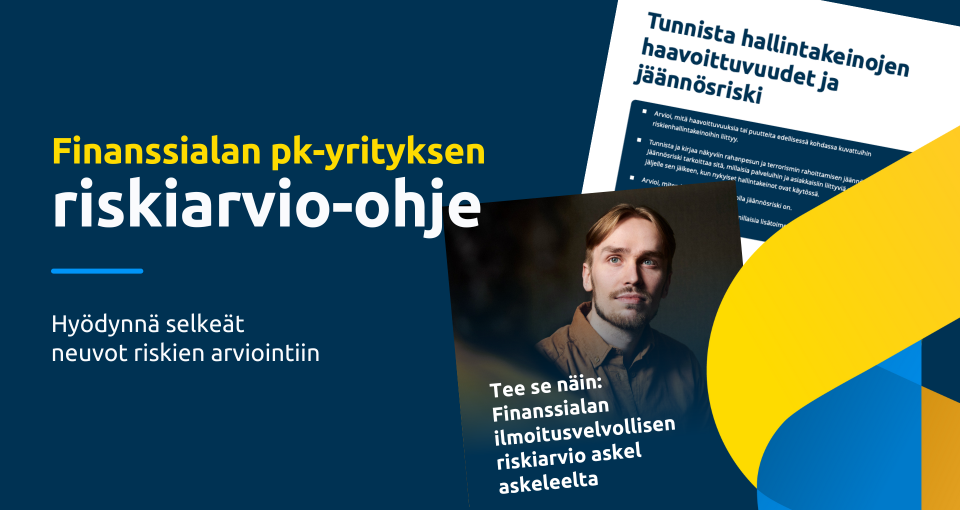 Ohjeet finanssialan pk-yrityksen riskiarvion tekoon